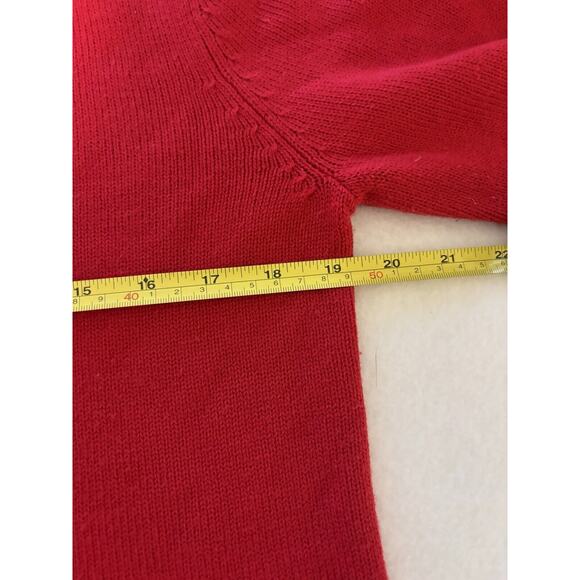 VTG White Stag Red Christmas Ugly Sweater Oversized Small Festive Holiday - Picture 4 of 8